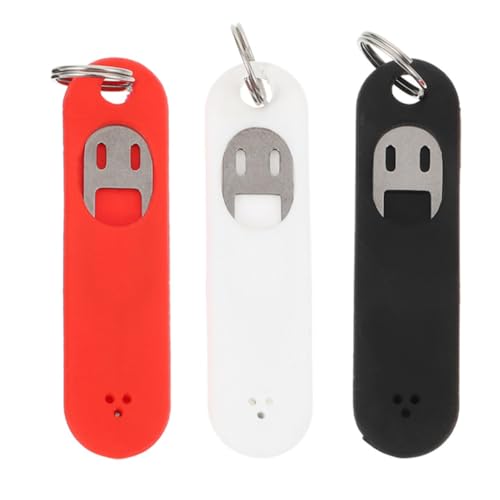 iplusmile Lot de 3 Extracteurs de Puce pour Smartphone en Acier Inoxydable avec Protection Silicone, Outil D'éjection Pratique pour Carte Sim Compatible Téléphones et Tablettes