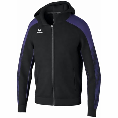 Veste d'entraînement zippée enfant Erima EVO STAR 1032407 noir violet taille 140