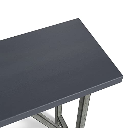 Gdlf Outdoor Bar Table Patio Table Pub Height Dining Table With Faux Concrete Waterproof Top For Hot Tub, Patio, Garden, Backyard #TOP4