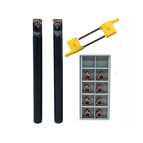 Zouzmin Lather Threading Tool Bit Set External Internal Threading Boring Bars Turning Tool Holders thumb #3