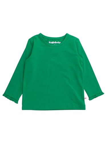 Image of RuffleButts Baby /Toddler Girls Knit Ruffle Tee - Long Sleeve T-Shirt