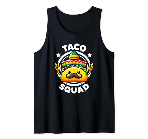 Taco Squad Funny Mexican Taco Tuesday Taco 'Bout Team Taco Camiseta sin Mangas