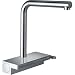 Produktbild hansgrohe Küchenarmatur Aquno Select M81 (Wasserhahn Küche mit Abtropfsieb, 360° schwenkbar, hoher und ausziehbarer Komfort-Auslauf 250mm, 2 Strahlarten, Standardanschlüsse) Chrom