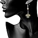 NFL Siskiyou Sports Womens New Orleans Saints Fan Bead Dangle Earrings One Size Team Color