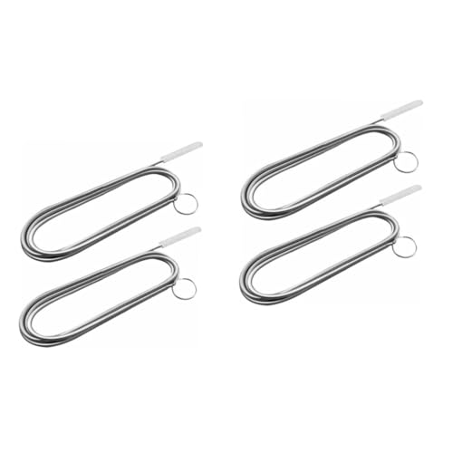 Herramientas de limpieza para desagüe de refrigerador Tofficu, 4 piezas, cepillo flexible para limpieza de desagües de nevera, duradero y práctico para todas las marcas de refrigeradores miniatura 1
