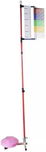 Free-Standing Jump Measurement Tester，Jump Gauge, Vertical Jump Tester, 4.3-11.8 Feet Height Adjustable, Vertical Jump Training Equipment Tester, Floorstanding, Volleyball/Basketball/Badmint