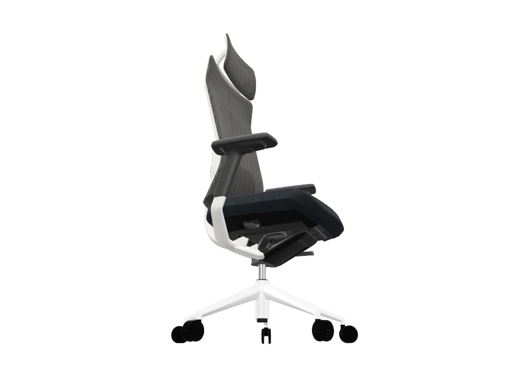Silla de Oficina o Escritorio Profesional Top Actiu TNK Flex Shadow Blue Respaldo Malla Ergonómica, Brazos Regulables 3D con certificación 24h hasta 150kg