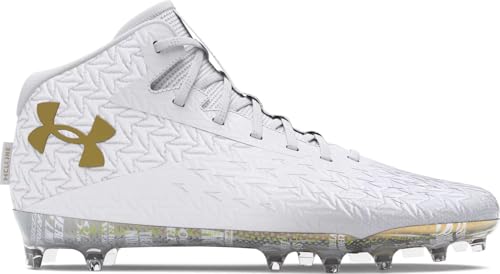 Under Armour - Womens Spotlight 4 Mc Football Cleats Shoes, Color White (100), Size: 11 B(M) US