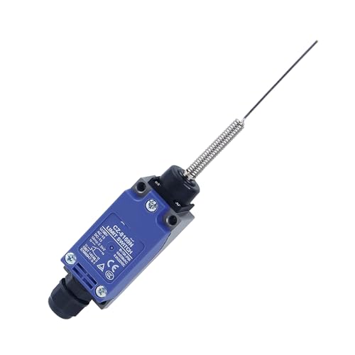 Interrupteur fin bleu CZ-8104N double cercle pour automatisme industriel
