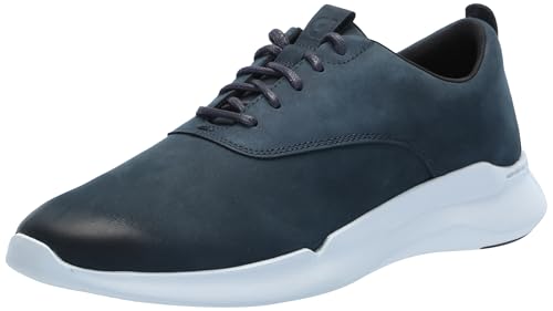 Cole Haan Grand Crosscourt Runox Sneakers, Zapatillas Hombre, Nubuck Azul Marino, 44 EU