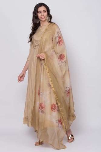 Image of BIBA WOMEN PRINTED FITTED SALWAR KURTA
