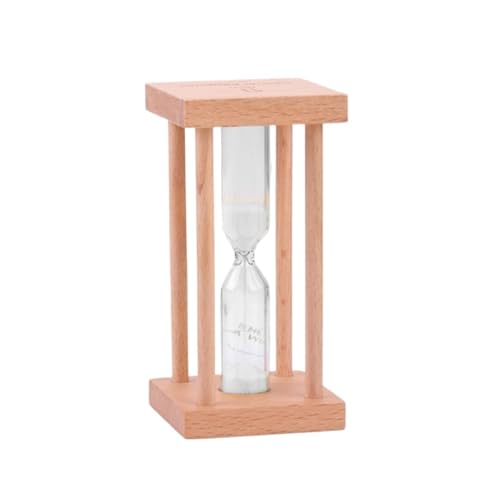 Sablier minuterie bureau 5 min en bois pour méthode pomodoro et concentration