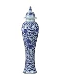 Idea regalo perfetta: questo barattolo di zenzero decorativo in porcellana è un regalo eccellente for inaugurazioni di case, matrimoni o compleanni; Il suo design elegante e la sua praticità lo rendono un'aggiunta perfetta a qualsiasi collezione di decorazioni for la casa