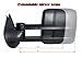 Pair Right and Left Side Door Towing Mirror Power and Heated with Signal Light on Glass Textured Back Cover For Chevy Silverado Sierra 1500 2500 3500HD from 2003 to 2006
