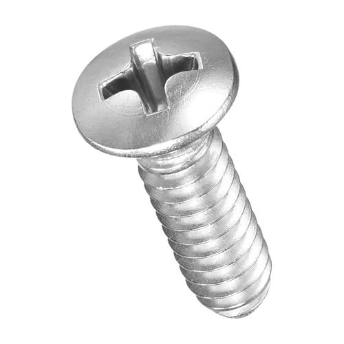 METALLIXITY Vis Tête Ovale #10-24x5/8 Inox 304 50Pc