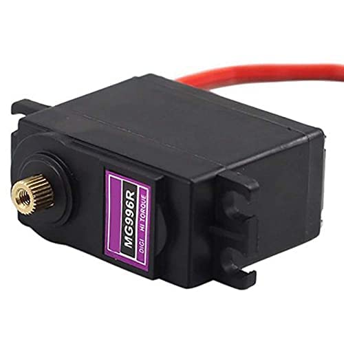 Image of MG996R Digital Metal Gear Servo Motor | 180 Rotation 11kg-cm High Torque | 4.8-7.2V PWM Servo for Robotics, RC Vehicles, Robotic Arm, Automation & DIY Electronics