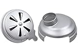 Nassluftfilter Luftfilter, komplett mit Kappe für SIMSON SR1, SR2, SR 2E - silber
