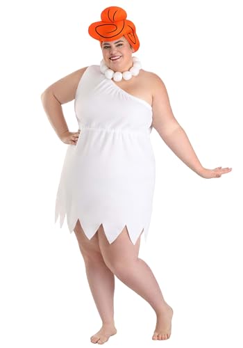Déguisement Wilma Flintstone grande taille pour femme adulte costume Pierrafeu