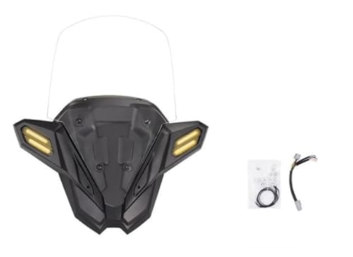 Aleyar NMAX 125 155 NMAX125 NMAX155 2025 NMAX2025 �E�C���h�V�[���h �o�b�N�~���[ �X�N���[ ���C�g�t�� 34CM 45CM (�Ƃ��߂�, 45CM)