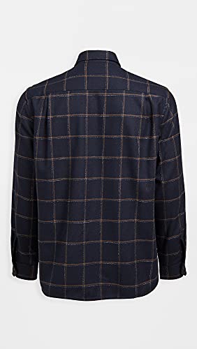Image of Vince Men's Crosshatch Windowpane Shirt Jacket