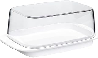Butter dish - white.