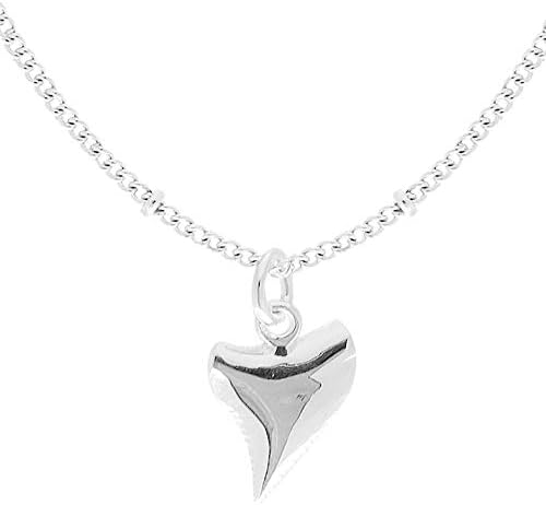 Shark Tooth Necklace (Silver), Lucky Team
