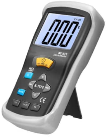 DT-612 Pantalla digital de doble canal contacttermómetro