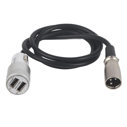 Cargador De Scooter De Movilidad USB, Cargador Para Silla De Ruedas Eléctrica 1 Para 2 Cable USB Universal De Carga Rápida De Aleación De Zinc Para Vehículos Pequeños Y Scooters Movilidad De Eléctrica