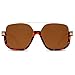GUVIVI Retro Oversized Aviator Sunglasses for Women Men Square Semi-Rimless Double Bridge Sun Glasses 70s Trendy Shades Pilot-style