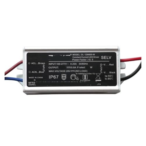 Image of HL-DL LED Constant Current Drive Power Supply Rectifier Mirror Headlight Ballast Ceiling Light Driver(7.2W 6-12V 600MA)