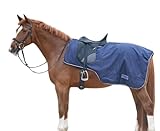 mit Sattelausschnitt WALDHAUSEN Ausreitdecke mit Sattelausschnitt wasserdicht dunkelblau Pferdedecke