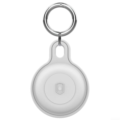 Capa Protetora de Silicone Resistente a Impactos para durante airtag(White)