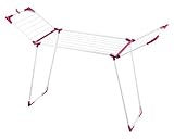 waeschestaender holz 13 m Gesamttrockenlänge WENKO Wäschetrockner Summer Dry 13 m - 13 m Trockenlänge, Metall, 153 x 76 x 46 cm, Weiß