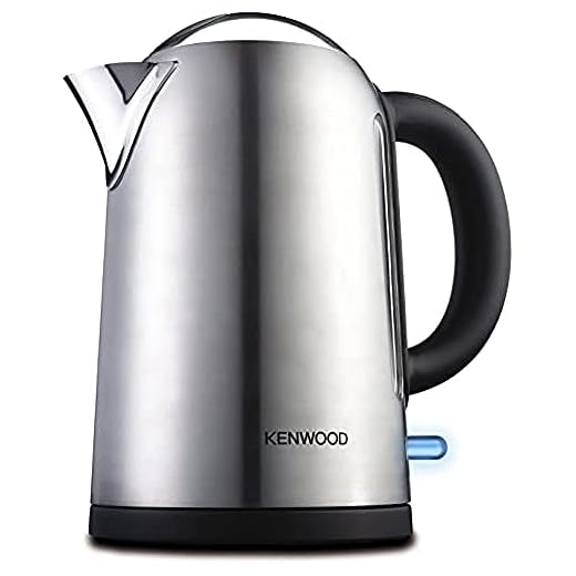 Kenwood SJM110 Bollitore, 2200 W, 1.6 Litri, 15 Decibel, Acciaio Inossidabile, N