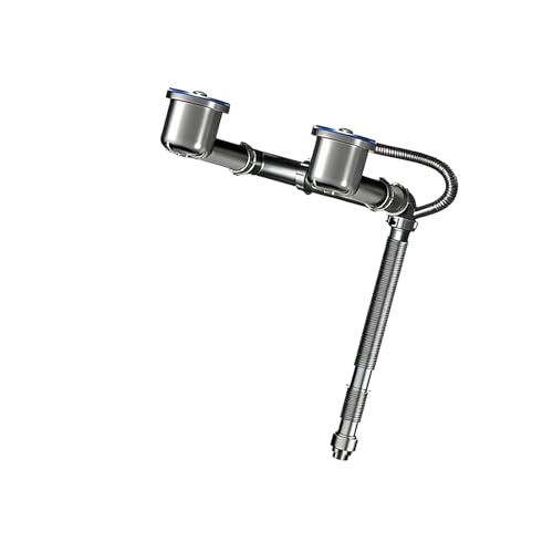 Raccord de tuyau de descente lavabo universel simple double Setchen