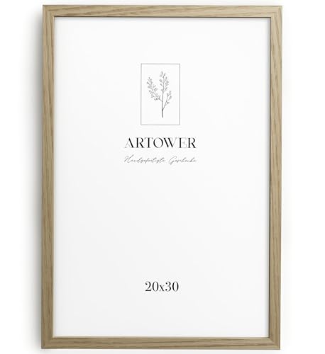Artower® Bilderrahmen für 20 x 30 cm Natur Holz Eiche Dünner Rahmen | Posterrahmen Groß Vintage Collage | Picture Frame 20x30cm | Holzrahmen Holz-Bilderrahmen | Holzbilderrahmen Poster Rahmen Echtholz Artower® Bilderrahmen für 20 x 30 cm Natur Holz Eiche Dünner Rahmen | Posterrahmen Groß Vintage Collage | Picture Frame 20x30cm | Holzrahmen Holz-Bilderrahmen | Holzbilderrahmen Poster Rahmen Echtholz