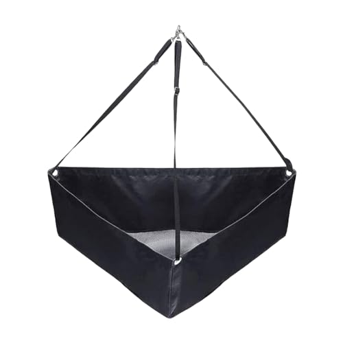 F Fityle Mangeoire d'angle pour Chevaux, Fournitures pour Animaux, Sac à Foin pour Vaches, Ferme équine