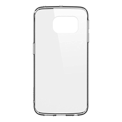 LUVVITT Galaxy S6 Edge Case Clear, [Clearview] Hybrid Scratch Resistant Back Cover with Shock Absorbing Bumper for Samsung Galaxy S6 Edge - Crystal Clear