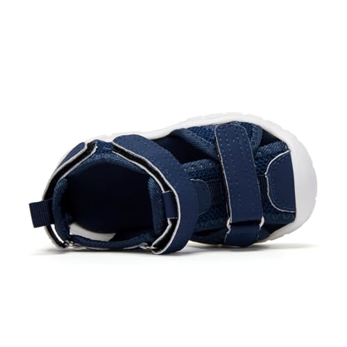 Image of BMCiTYBM Baby Boy Girl Closed Toe Summer Toddler Sandals Lightweight Shoes Infant Non-Slip First Walking Sneakers 6 9 12 18 24 Months 2-3 Years