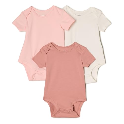 Image of Amazon Essentials x Sofia Grainge Unisex Babies' Short Sleeve Crewneck Bodysuit