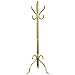Dollhouse Gold Hat & Coat Rack Stand Miniature Hall Accessory 1:12 Scale