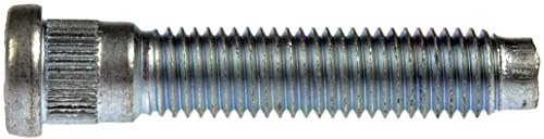SRW - Alloy Wheel Only - Broken Wheel Stud(s) - 2019 Ford Transit 10 Dorman 610-424 M14-2.0 Serrated Wheel Stud - 15.78 mm Knurl, 73.3 mm Length Compatible with Select Ford Models, 10 Pack (Made in USA)
