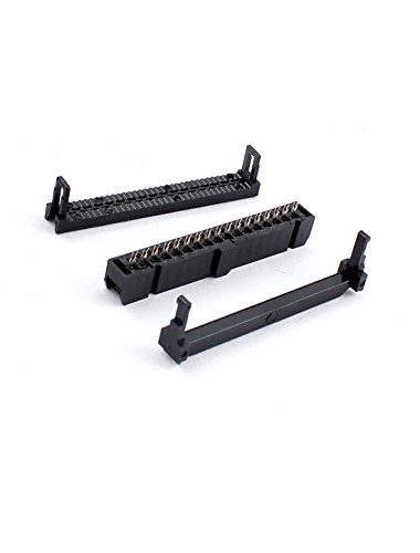 Aexit 12 Piezas Conectores y Adaptadores IDC 34 Pines Negro miniatura 2
