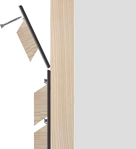 Eurotec Fassadenclip F115 x 22mm, für Rhombusprofile/Fassadenholz 57-68mm, 50 Stück