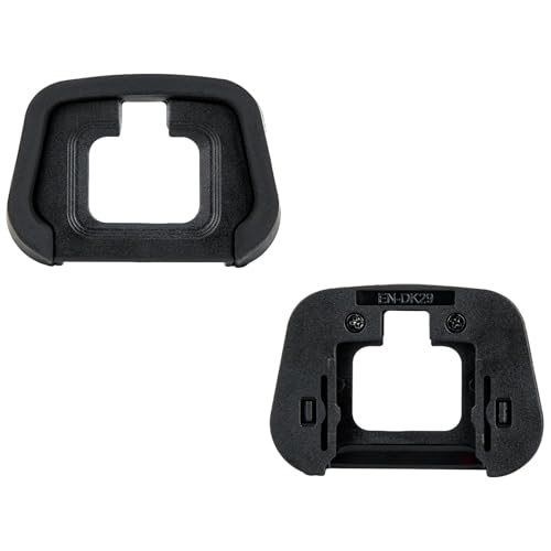 Wcawnlt 2 visores de cámara DK 29 ocular ocular compatible con Nikon, cámara de silicona suave reemplaza Nikon DK 29 Eyecup, compatible con Nikon Z5 Z5II Z6 Z6II Z6III Z7 Z7II