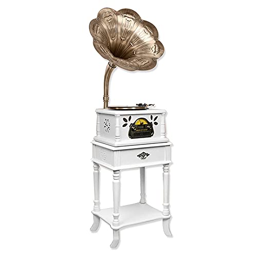 AMZOPDGS Tourne-Disque Vintage, Gramophone, Platine Vinyle rétro Gramophone Haut-Parleur Caisson de Basses Tourne-Disque… - Les Beatles, Paul McCartney, John Lennon, RIngo Starr, George Harrison AMZOPDGS Tourne-Disque Vintage, Gramophone, Platine Vinyle rétro Gramophone Haut-Parleur Caisson de Basses Tourne-Disque…