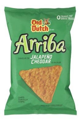 Old Dutch Tortilla Chips Jalapeno & Cheddar 245g 8.64ozImported from Canada