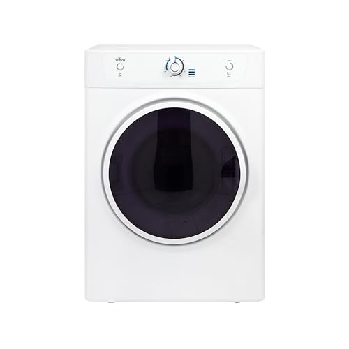Willow WTD7W 7kg Vented Dryer, Front Loading with Child Lock, 3 Temperatures, Mechanical Controls,...