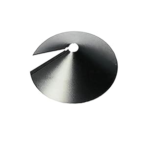 Abledance Wikkel rond eekhoorn Baffle, unieke plastic wasbeer & eekhoorn bewijs opknoping schot voor vogelvoeders tuin beschermen paal, C