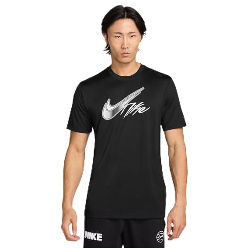 Image of Nike Men's Dri-Fit Relegade Oc S5 T-Shirt, Black, S